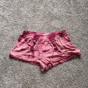 Mudd tie dye pink shorts size large